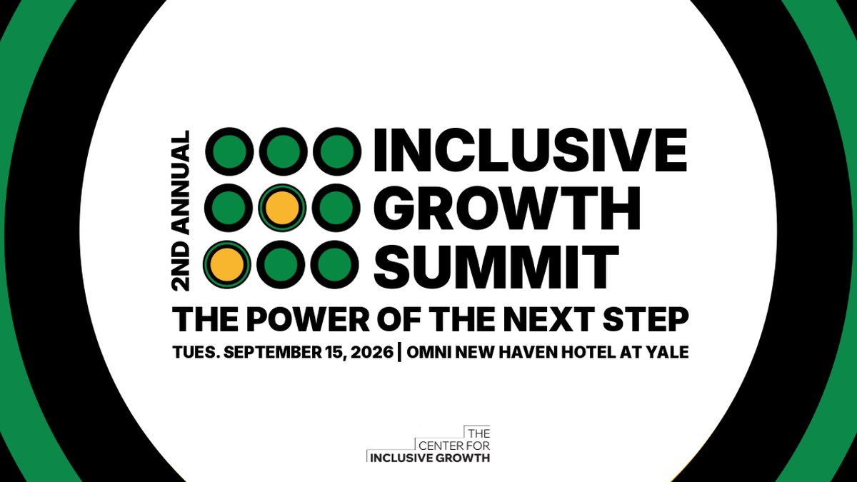 Poster for the 2nd Annual Inclusive Growth Summit: The Power of the Next Step